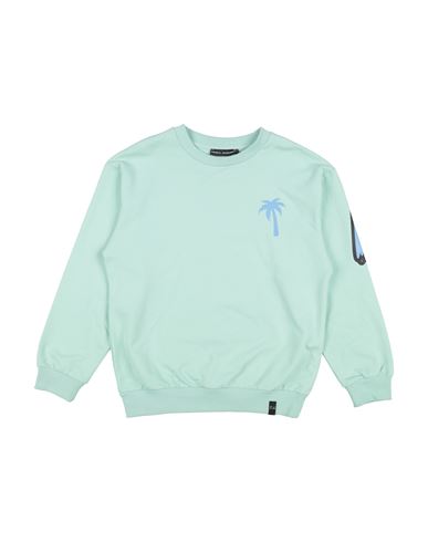 DANIELE ALESSANDRINI DANIELE ALESSANDRINI TODDLER BOY SWEATSHIRT LIGHT GREEN SIZE 4 COTTON, ELASTANE 