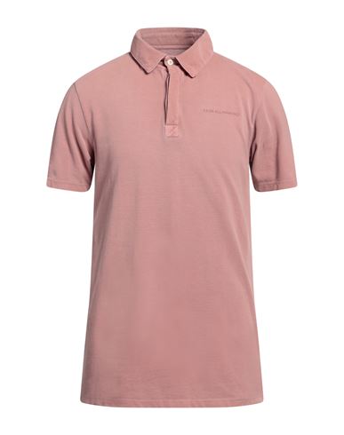 7 For All Mankind Man Polo Shirt Pastel Pink Size M Cotton