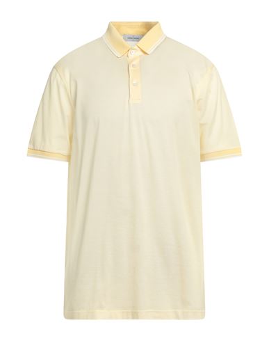 Shop Gran Sasso Man Polo Shirt Yellow Size 48 Cotton