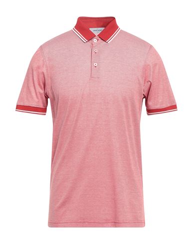 Gran Sasso Man Polo Shirt Red Size 40 Cotton