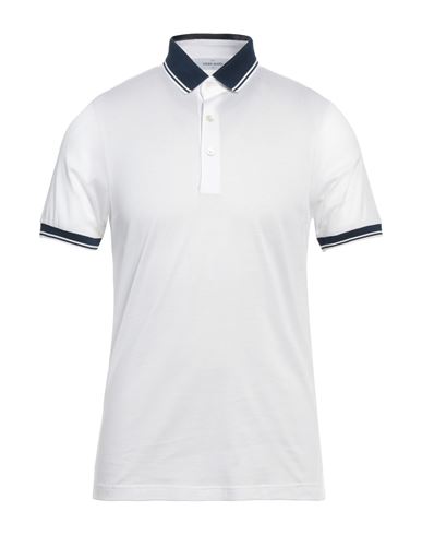 Gran Sasso Man Polo Shirt White Size 38 Cotton