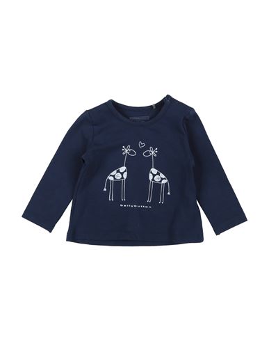 Shop Bellybutton Newborn Boy T-shirt Midnight Blue Size 3 Organic Cotton