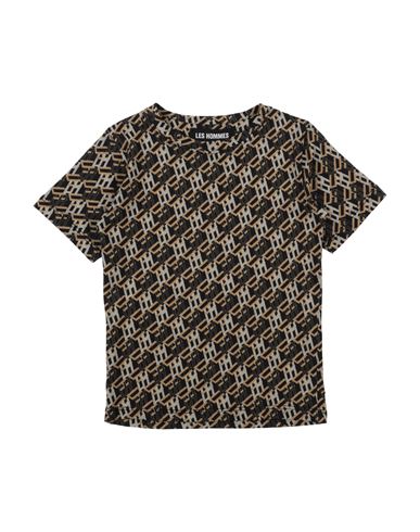 Shop Les Hommes Toddler Boy T-shirt Black Size 6 Cotton