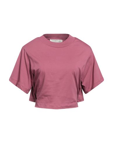 Tela Woman T-shirt Mauve Size Xs Cotton In Purple