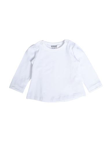 Shop Kanz Newborn Girl T-shirt White Size 3 Cotton, Elastane