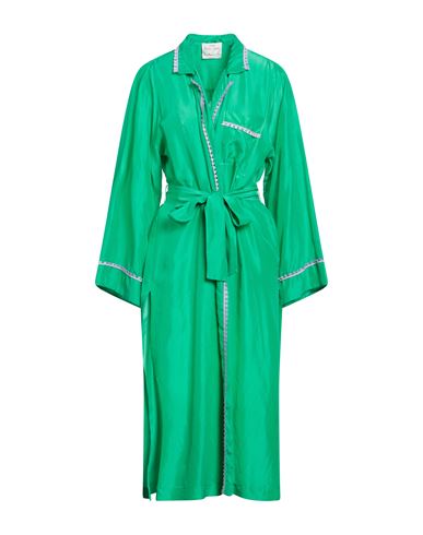 Forte Forte Forte_forte Woman Overcoat & Trench Coat Green Size 2 Silk