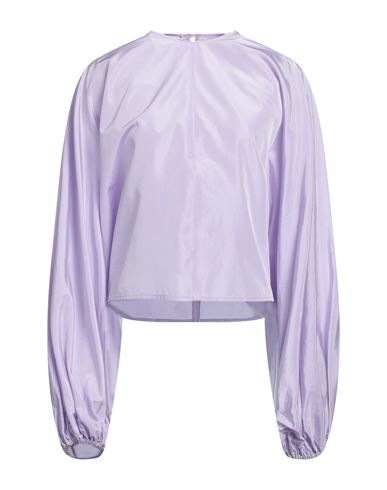 Giada Curti Resort Woman Top Lilac Size 6 Acetate, Polyester In Purple
