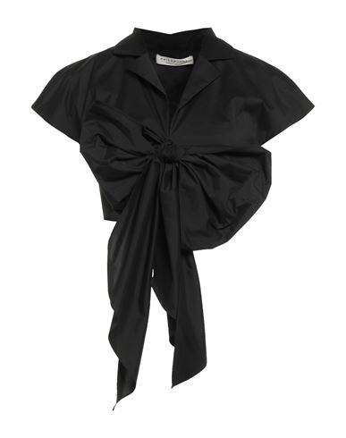 Shop Philosophy Di Lorenzo Serafini Woman Top Black Size 4 Polyester, Polyamide, Elastane