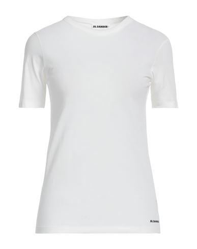 Jil Sander Woman T-shirt White Size M Cotton