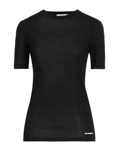 Jil Sander Woman T-shirt Black Size M Cotton