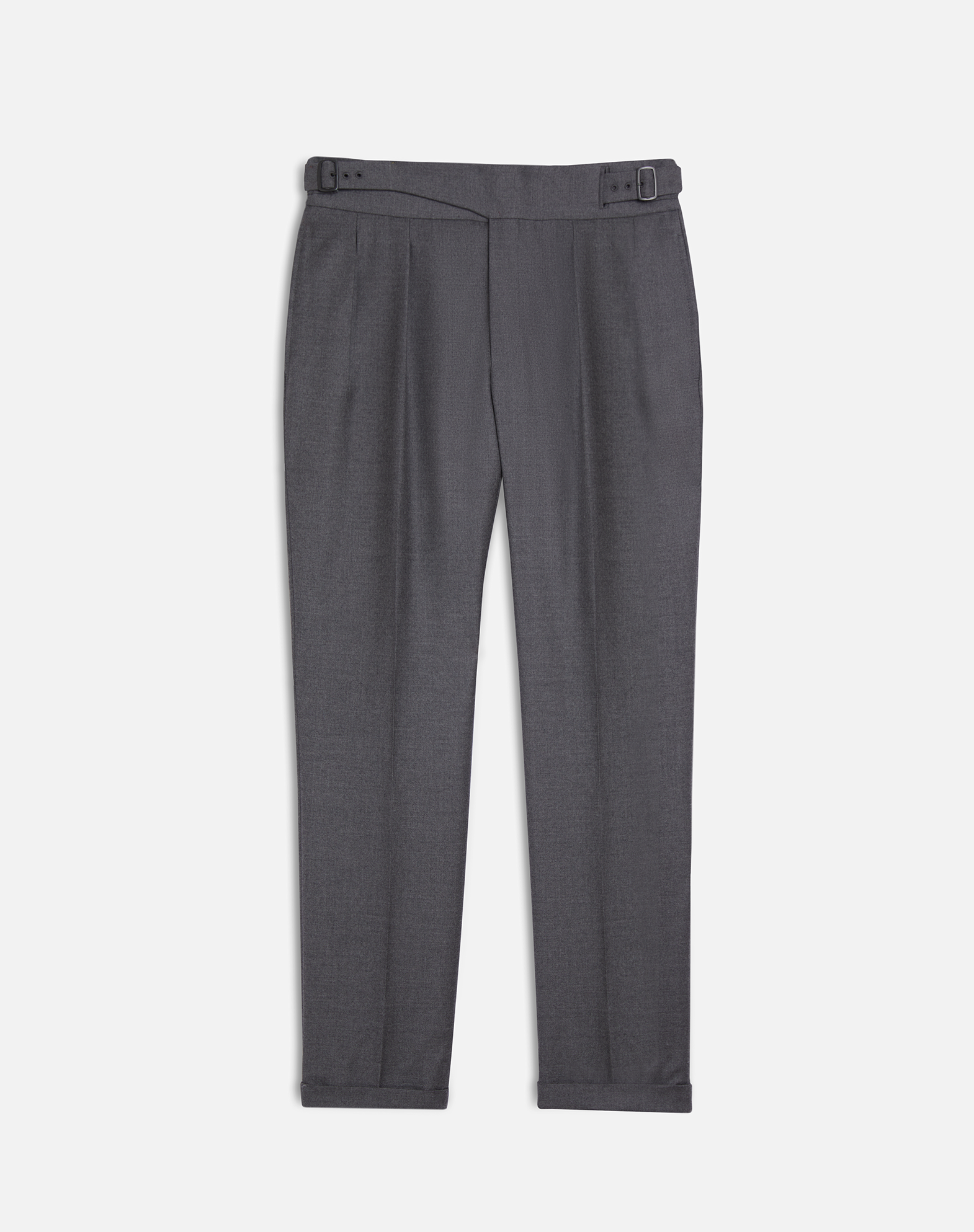 Dunhill Wool Cashmere Gurkha Trousers In Grey