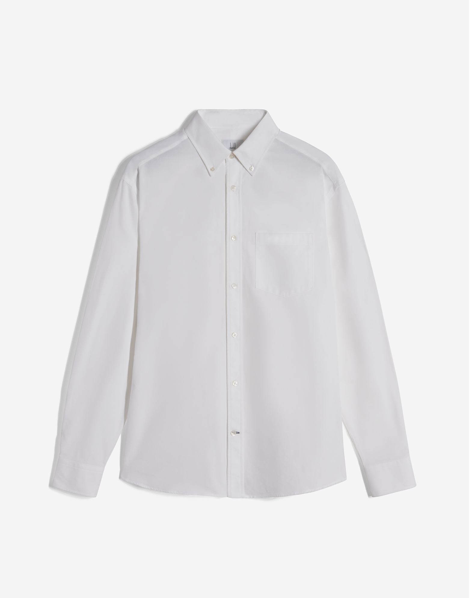 Dunhill Cotton Button Down Shirt In White