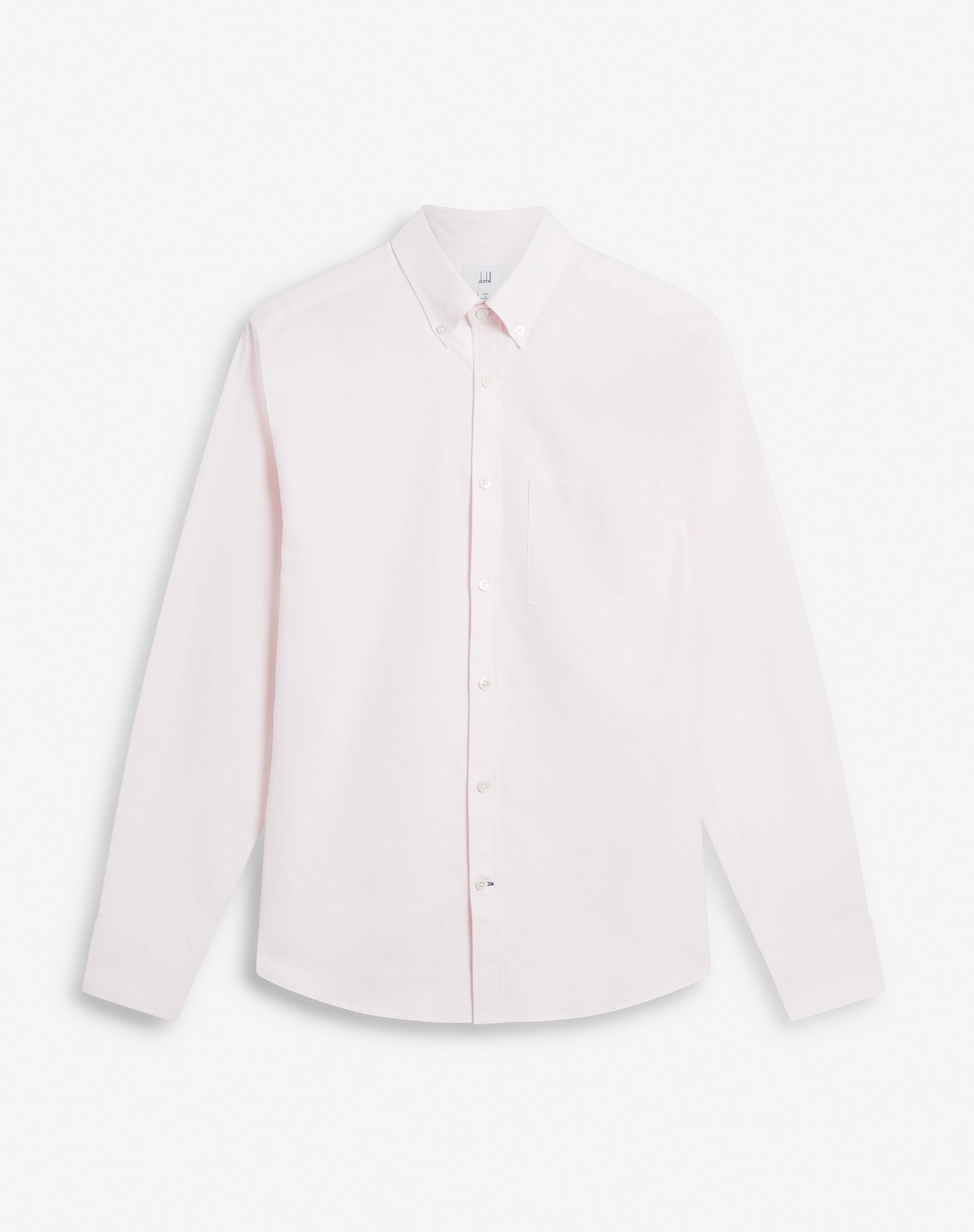 Shop Dunhill Cotton Button Down Shirt In Pink