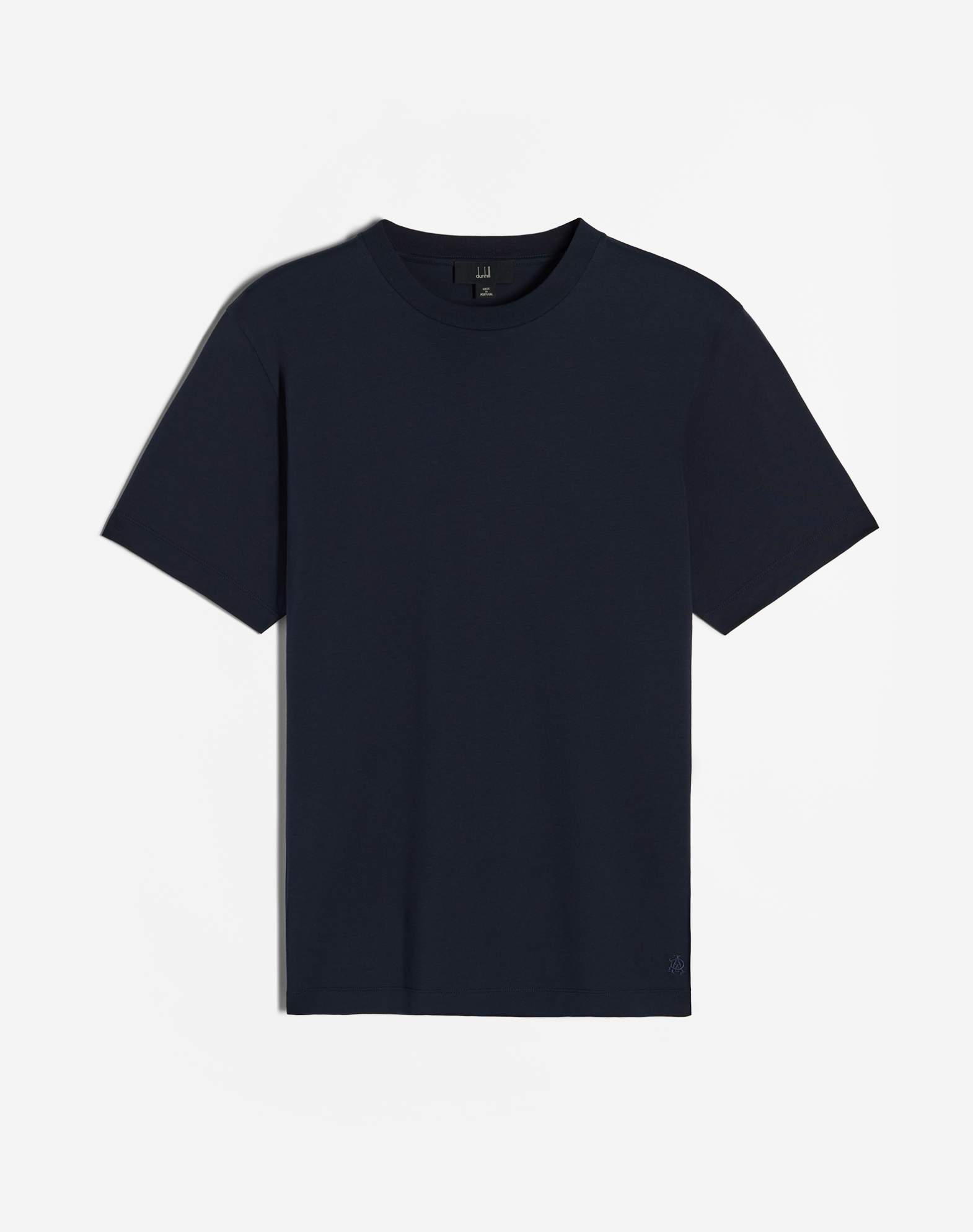 Dunhill Insignia Cotton Short Sleeve T-shirt In Black