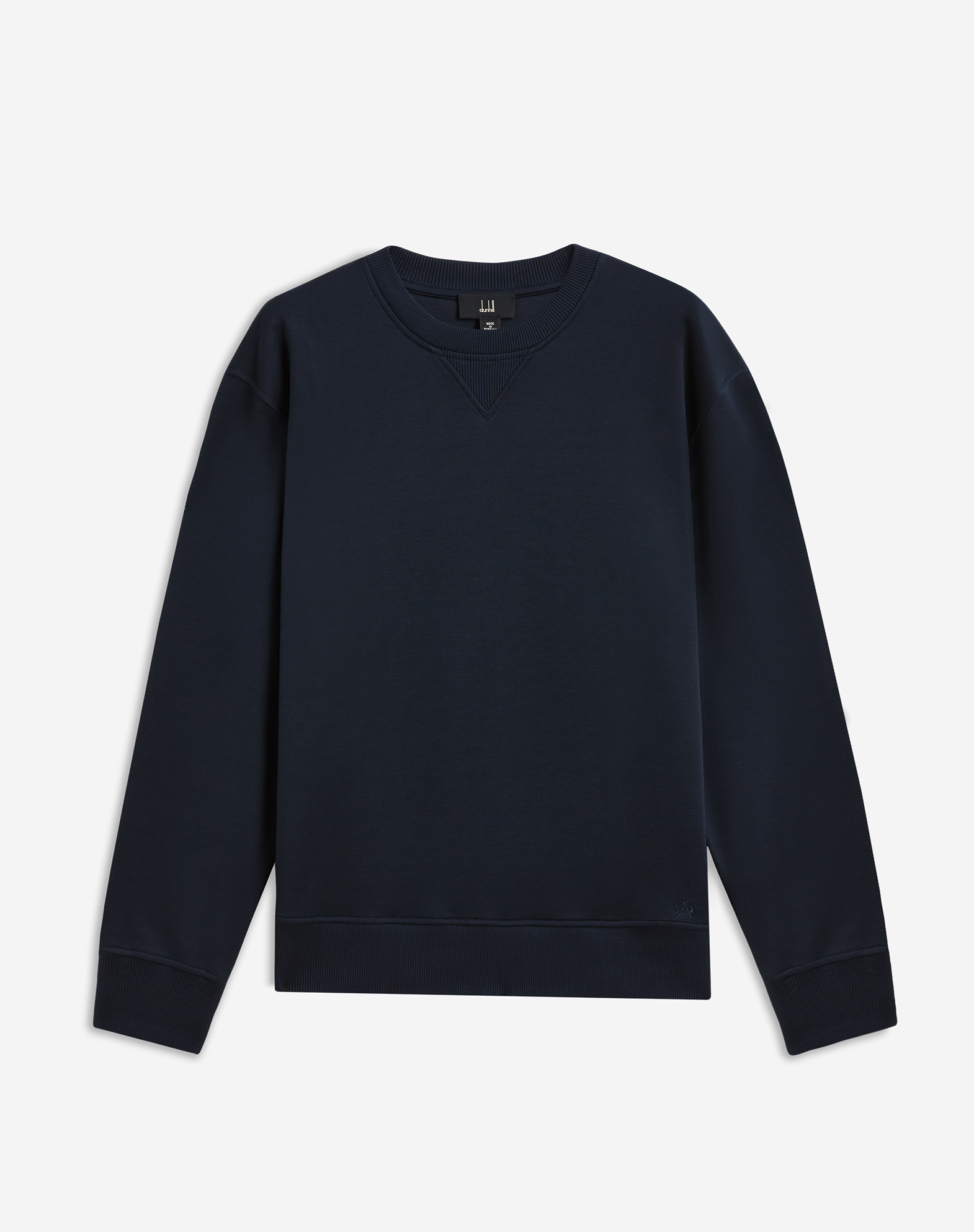 Dunhill Insignia Cotton Silk Sweatshirt In Black