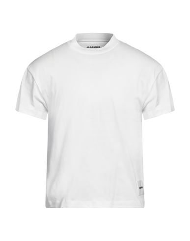 Jil Sander Man T-shirt White Size S Organic Cotton
