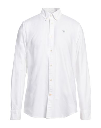 Barbour Man Shirt White Size M Cotton