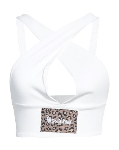 Disclaimer Woman Top White Size Xs Polyamide, Elastane