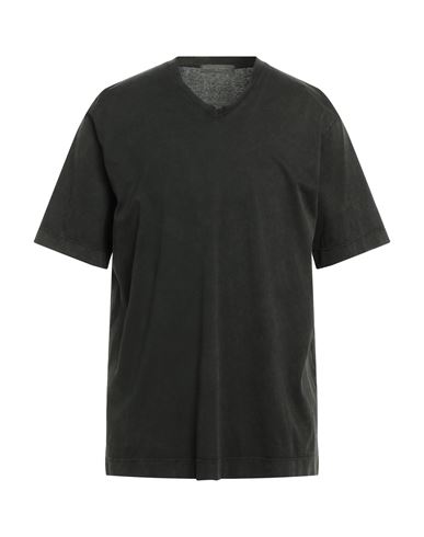 Daniele Fiesoli Man T-shirt Navy Blue Size Xxl Cotton In Grey