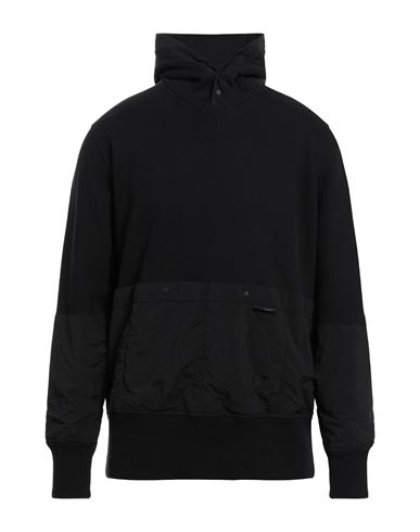 Nemen Man Sweatshirt Black Size Xl Cotton, Nylon