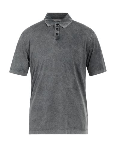 Daniele Fiesoli Man Polo Shirt Grey Size M Cotton