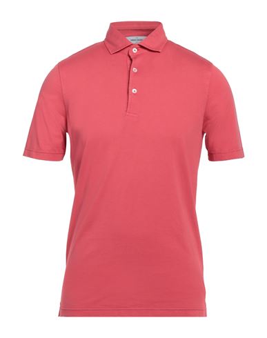 Gran Sasso Man Polo Shirt Fuchsia Size 38 Cotton In Pink