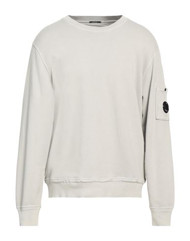 C.p. Company C. P. Company Man Sweatshirt White Size Xl Cotton In Grey