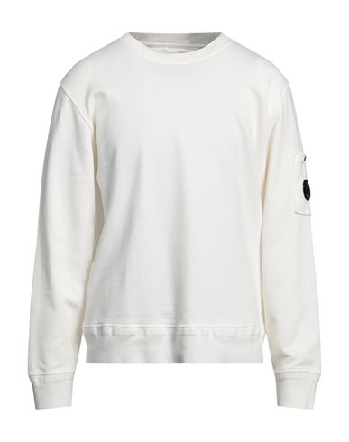 C.p. Company C. P. Company Man Sweatshirt White Size Xl Cotton In Grey
