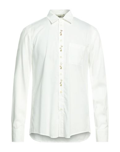 Gmbh Man Shirt White Size Xl Tencel