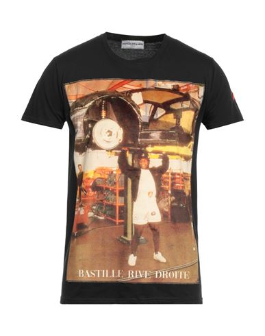 Bastille Man T-shirt Black Size Xl Cotton