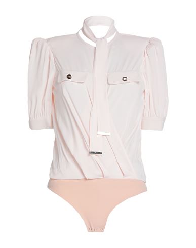 Shop Elisabetta Franchi Woman Bodysuit Light Pink Size 8 Viscose, Polyamide, Elastane