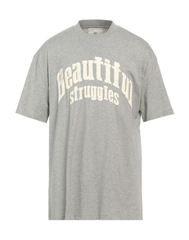 Shop Beautiful Struggles Man T-shirt Grey Size Xl Cotton