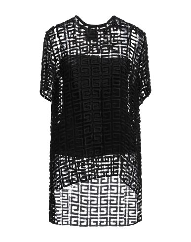 Shop Givenchy Woman Top Black Size 6 Viscose, Polyester, Acetate, Silk
