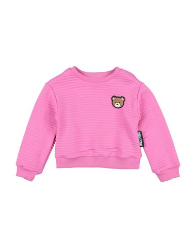 Moschino Kid Babies'  Toddler Sweatshirt Pink Size 6 Cotton, Polyester, Elastane