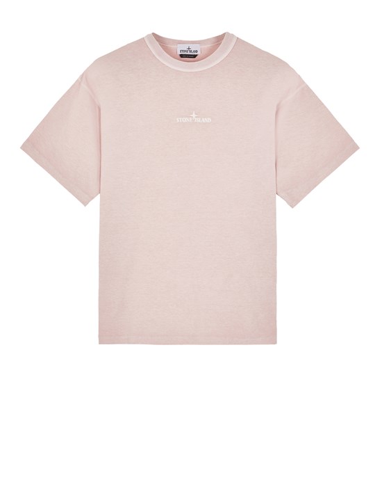 Stone Island Short Sleeve T-shirt Pink Cotton