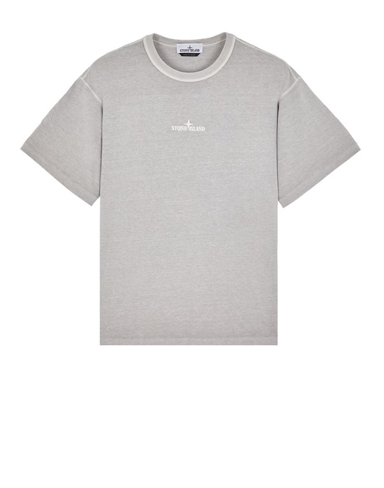 Stone Island Short Sleeve T-shirt Grey Cotton