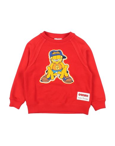 Marc Jacobs Babies'  Toddler Boy Sweatshirt Red Size 5 Cotton, Polyester, Elastane