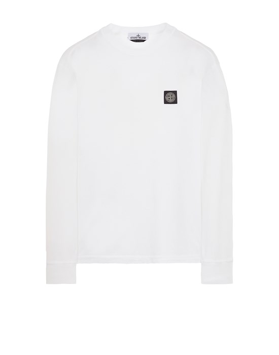 Stone Island Long Sleeve T-shirt White Cotton