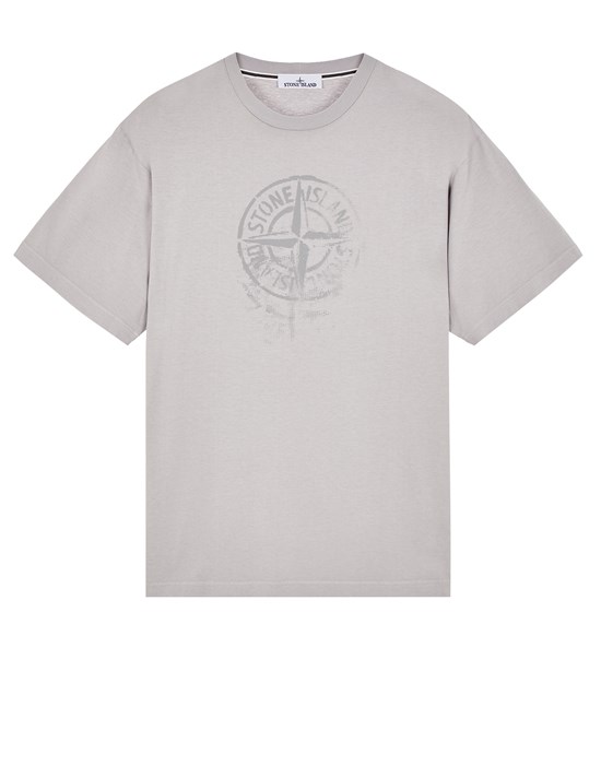 Short sleeve t-shirt Man 2RC87 'REFLECTIVE ONE' PRINT Front STONE ISLAND