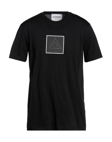Iceberg Man T-shirt Black Size Xxl Cotton
