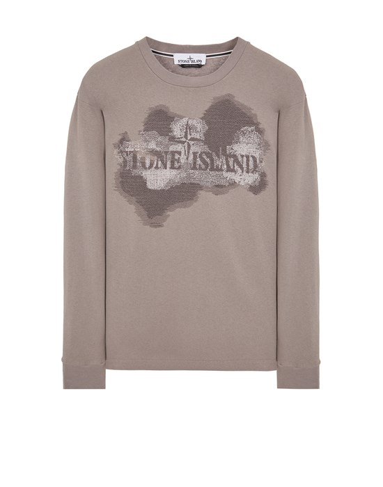 Stone Island Long Sleeve T-shirt Grey Cotton