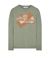 1 of 4 - Long sleeve t-shirt Man 2RLE7 PRINTED COTTON JERSEY WITH 'CAMO THREE' EMBROIDERY Front STONE ISLAND