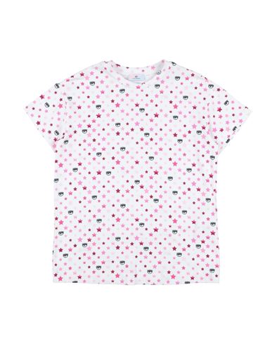 Chiara Ferragni Babies'  Toddler Girl T-shirt White Size 6 Cotton, Elastane