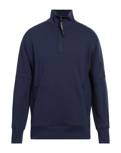 C.p. Company C. P. Company Man Sweatshirt Navy Blue Size Xxl Cotton