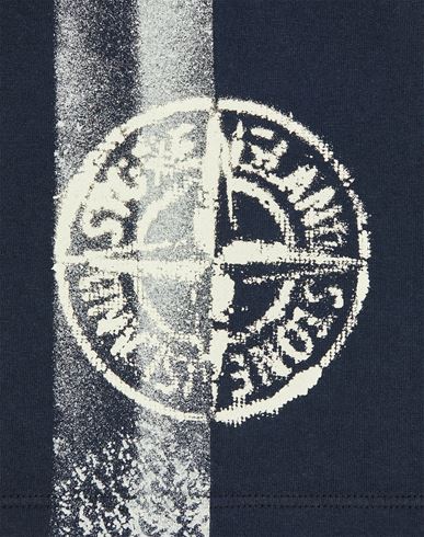 2RC85'STRIPES TWO' PRINT T シャツ Stone Island メンズ -Stone ...