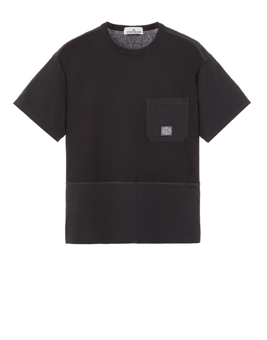 Stone Island Short Sleeve T-shirt Black Cotton