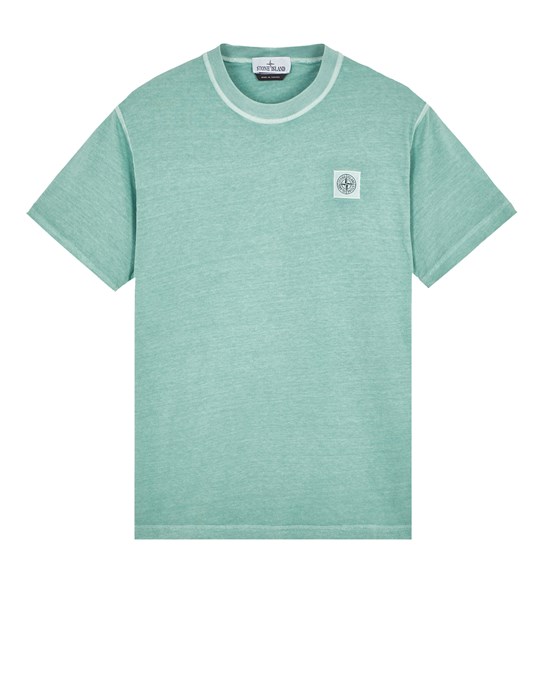 Stone Island Short Sleeve T-shirt Green Cotton