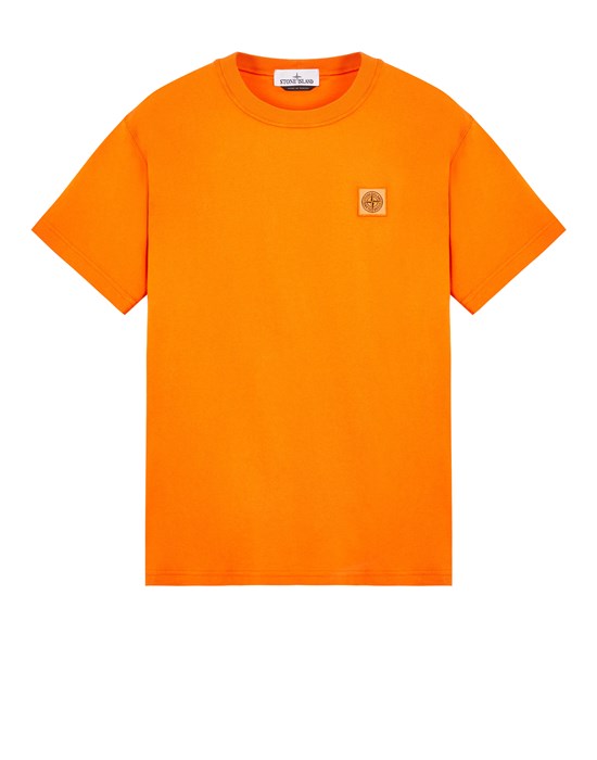 Stone Island Short Sleeve T-shirt Orange Cotton