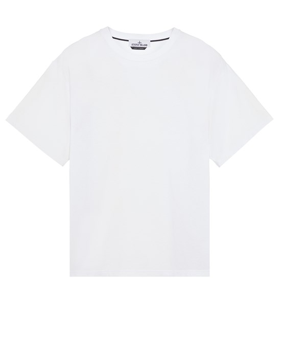 Stone Island Short Sleeve T-shirt White Cotton In White