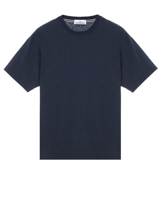  STONE ISLAND 2RC86 'STRIPES SIX' PRINT Short sleeve t-shirt Man Blue